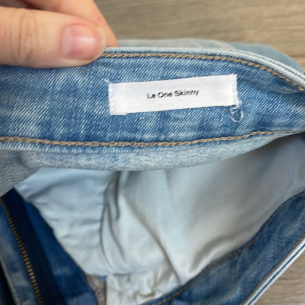 Frame Le One Skinny Jeans in Caspio Fits Size 8-16 - Picture 13 of 15